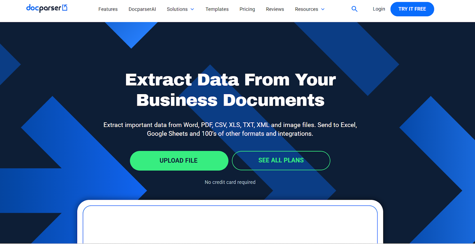 DocParser website