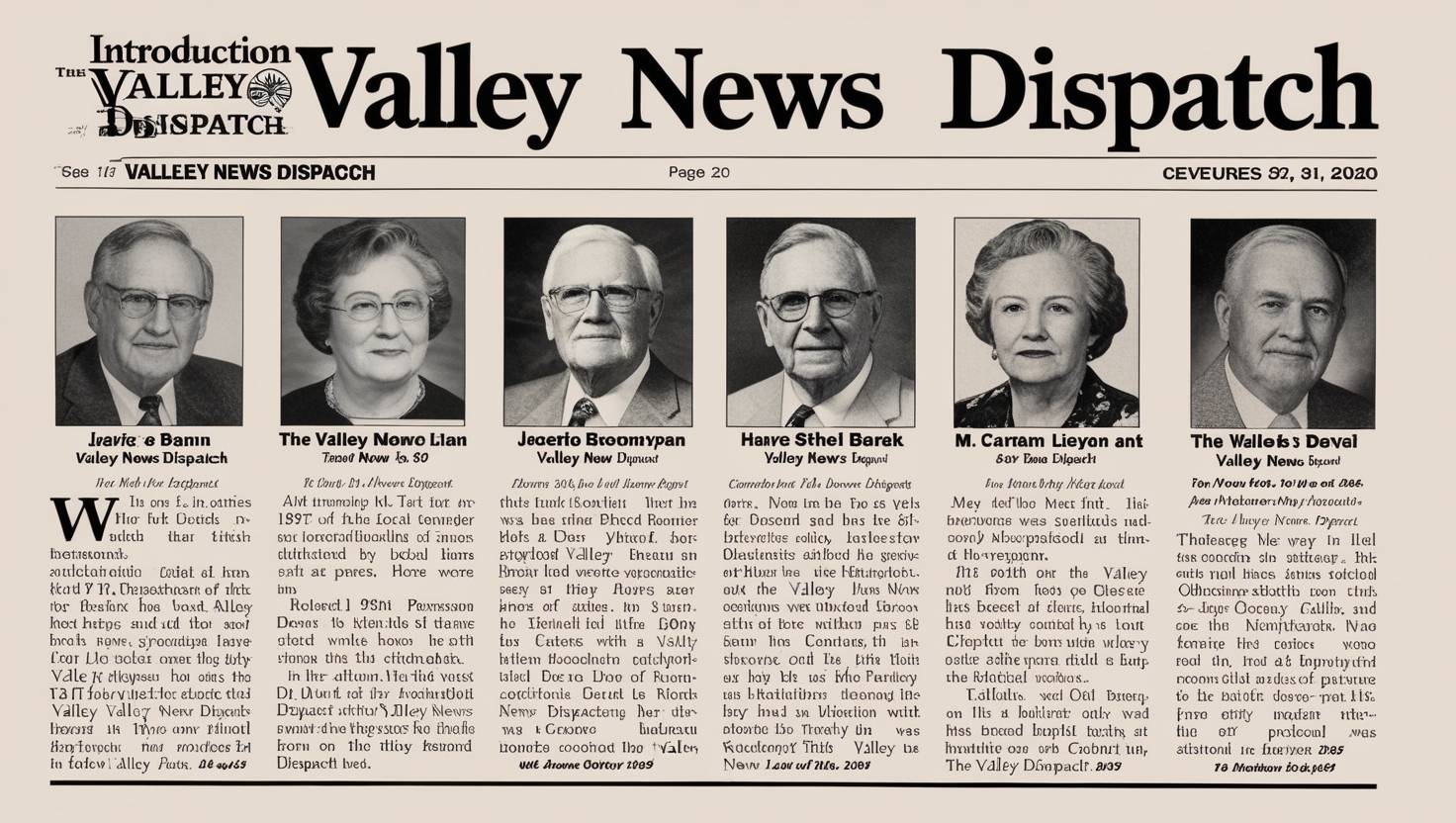 Valley News Dispatch Recent Obituaries