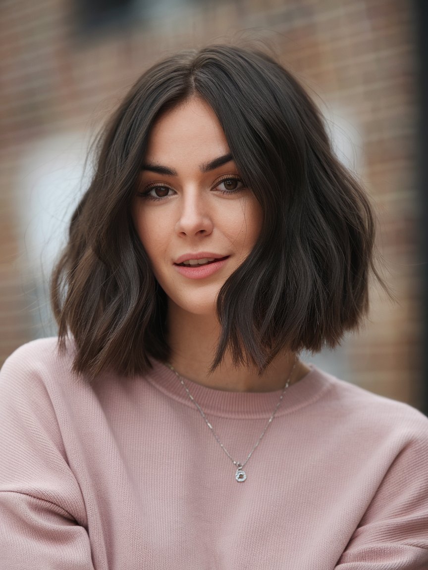 13. Cropped Wavy Bob