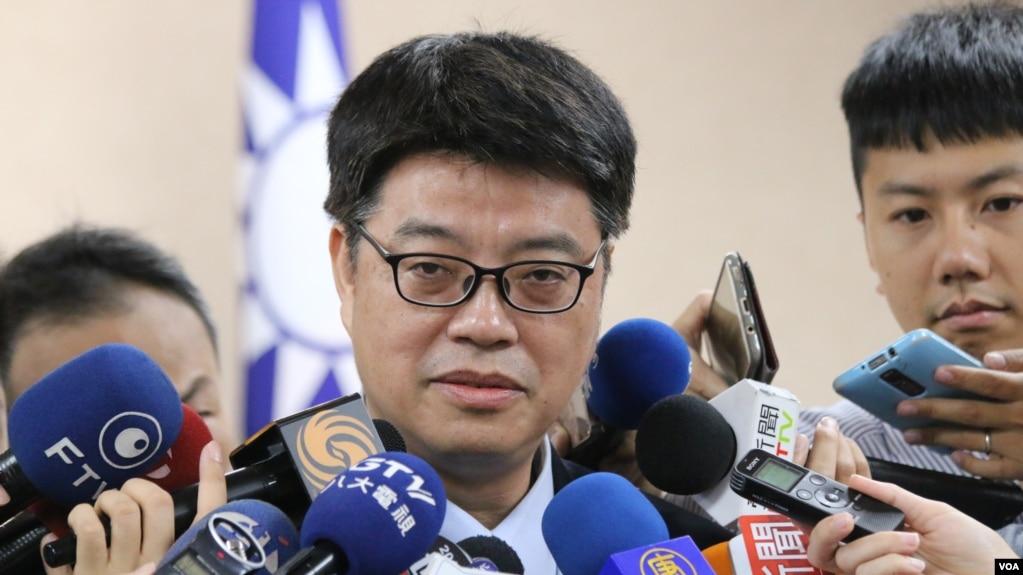 台湾主管大陆事务的行政院大陆委员会主委邱垂正