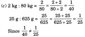 NCERT Solutions For Class 6 Maths Chapter 12 Ratios and Proportions 