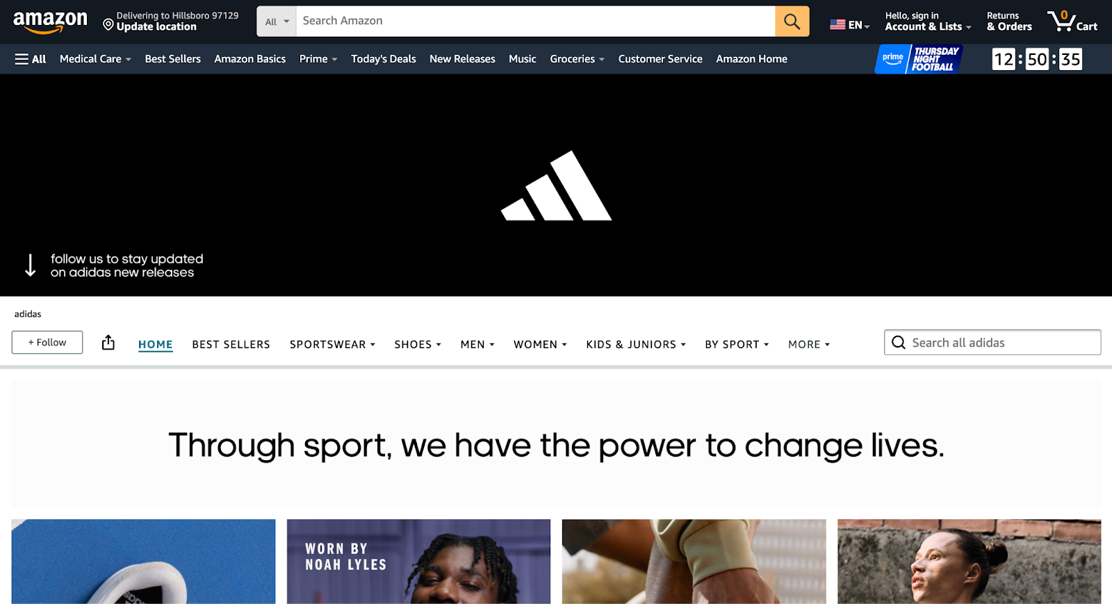 indirect distribution adidas