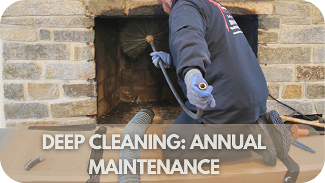 How Do You Maintain an Outdoor Natural Stone Fireplace: Deep Cleaning: Annual Maintenance