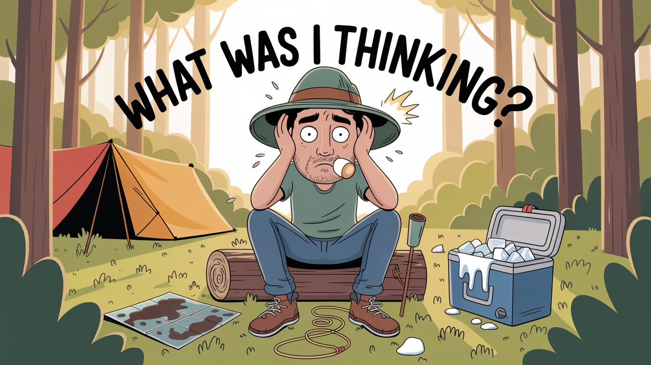 15. “What Was I Thinking?” Camping Moments 🤦‍♂️😂
