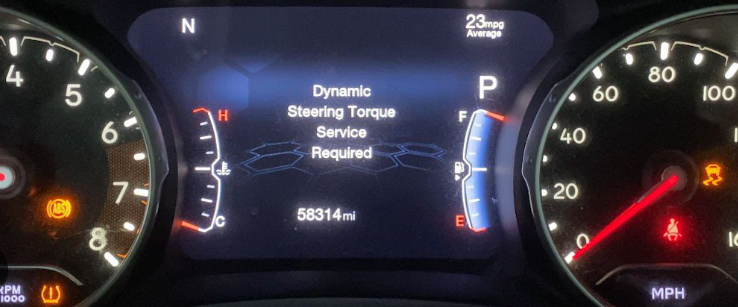 dynamic steering torque service required