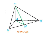 BÀI 25. HAI MẶT PHẲNG VUÔNG GÓC1. GÓC GIỮA HAI MẶT PHẲNG, HAI MẶT PHẲNG VUÔNG GÓCHĐ 1. Cho hai mặt phẳng (P) và (Q). Lấy hai đường thẳng a, a  cùng vuông góc với (P), hai đường thẳng b, b' cùng vuông góc với (Q). Tìm mối quan hệ giữa các góc (a,b) và (a', b').Đáp án chuẩn:Mối quan hệ giữa hai góc (a,b) và (a',b') là bằng nhau.LT 1. Cho hình chóp S.ABCD, đáy ABCD là một hình chữ nhật có tâm O, SO ┴  (ABCD). Chứng minh rằng hai mặt phẳng (SAC) và (SBD) vuông góc với nhau khi và chỉ khi ABCD là một hình vuông.Đáp án chuẩn:Ta có: AC⊥SO và BD⊥SO; SA⊥SO và SB⊥SOVì ABCD là hình vuông, nên AC vuông góc với BD. Khi đó, góc giữa (SAC) và (SBD) là góc giữa đường thẳng AC và BD, mà đó chính là góc vuông. Do đó, (SAC) và (SBD) vuông góc với nhau.2. ĐIỀU KIỆN HAI MẶT PHẲNG VUÔNG GÓCHĐ 2. Cho mặt phẳng (P) chứa đường thẳng b vuông góc với mặt phẳng (Q). Lấy một đường thẳng a vuông góc với (P) (H.7.47).a) Tính góc giữa a và b.b) Tính góc giữa (P) và (Q).Đáp án chuẩn:a) góc giữa a và b bằng góc giữa hai mặt phẳng (S) và (T).b) góc giữa (P) và (Q) bằng góc giữa đường thẳng b và c.LT2 trang 46 sgk Toán 11 tập 2 KNTT: Trong HĐ1 của Bài 23, ta đã nhận ra rằng đường thẳng nối các bán lề của của phòng vuông góc với sàn nhà. Hãy giải thích vì sao trong quá trình đóng – mở, cánh cửa luôn vuông góc với sàn nhà.Đáp án chuẩn:Trong quá trình đóng - mở cánh cửa, bán lề của cánh cửa vẫn cố định với mặt tường, nên đường thẳng nối bán lề của cánh cửa và cạnh của phòng vẫn là đường thẳng vuông góc với sàn nhà. Từ đó suy ra, trong quá trình đóng - mở, cánh cửa luôn vuông góc với sàn nhà.3. TÍNH CHẤT HAI MẶT PHẲNG VUÔNG GÓCHĐ 3 trang 46 sgk Toán 11 tập 2 KNTT: Cho hai mặt phẳng (P) và (Q) vuông góc với nhau. Kẻ đường thẳng a thuộc (P) và vuông góc với giao tuyến $\Delta$ của (P)và (Q). Gọi O là giao điểm của a và $\Delta$. Trong mặt phẳng (Q), gọi b là đường thẳng vuông góc với $\Delta<img nbsp;tại D.a) Tính góc giữa a và b.b) Tìm mỗi quan hệ giữa a và (Q)Đáp án chuẩn:0 độĐường a và đường b là hai đường thẳng vuông góc với nhauĐường a' cũng vuông góc với đường b(Q) và mặt phẳng qua a và a' cũng là hai mặt phẳng vuông góc với nhauHĐ 4 trang 46 sgk Toán 11 tập 2 KNTT: Cho hai mặt phẳng (P) và (Q) cắt nhau theo giao tuyến a cùng vuông góc với mặt phẳng (R). Gọi O là một điểm thuộc a và a' là đường thẳng qua O và vuông góc với (R).a) Hỏi a có nằm trong các mặt phẳng (P). (Q) hay không?b) Tim mối quan hệ giữa a và a'.c) Tim mối quan hệ giữa a và (R).Đáp án chuẩn:a) a nằm trong cả hai mặt phẳng (P) và (Q).b) a' song song với a.c) a vuông góc với mặt phẳng (R).LT3. Với giả thiết như ở Ví dụ 3, chứng minh rằng:a) Các mặt phẳng (AB'C'D') và (ABCD) cùng vuông góc với (SAC);b) Giao tuyến của hai mặt phẳng (AB'C'D') và (ABCD) là đường thẳng đi qua A, nằm trong mặt phẳng (ABCD) và vuông góc với AC.Đáp án chuẩn:a) AB' và AD' cùng nằm trong mặt phẳng vuông góc với đường thẳng (SBC) và (SCD) khi đi qua A, tức là cùng vuông góc với mặt phẳng (SAC).B'C' và B'D' cùng nằm trong mặt phẳng vuông góc với đường thẳng (SAB) và (SCD) khi đi qua A, tức là cùng vuông góc với mặt phẳng (SAC).Vậy (AB'C'D') và (ABCD) đều vuông góc với (SAC).b) đường thẳng AC là đường thẳng giao của hai mặt phẳng (AB'C'D') và (ABCD), và nó nằm trong mặt phẳng (ABCD) và vuông góc với AC.4. GÓC NHỊ PHÂNHĐ 5 . Một tài liệu hướng dẫn rằng đối với ghế bàn ăn, nên thiết kế lưng ghế tạo với mặt ghế một góc có số đo từ 100° đến 105°. Trong Hình 7.51, các tia Ox, Oy được vẽ tương ứng trên mặt ghế, lưng ghế đồng thời vuông góc với giao tuyển a của mặt ghế và lưng ghế.a) Theo tài liệu nói trên, góc nào trong hình nên có số đo từ 100° đến 105°?b) Nếu thiết kế theo hướng dẫn đó thì góc giữa mặt phẳng chứa mặt ghế và mặt phẳng chứa lưng ghế có thể nhận số đo từ bao nhiêu đến bao nhiêu độ?Đáp án chuẩn:a) 100° đến 105°  b) 0 độ đến 90 độ.LT4. Cho hình chóp S.ABC có $SA \perp (ABC)$, AB = AC = a,$\widehat{BAC}=120^{\circ}$ , $SA= \frac{a}{2\sqrt{3}}$. Gọi M là trung điểm của BC.a) Chứng minh rằng SMA là một góc phẳng của góc nhị diện [S, BC, A].b) Tinh số đo của góc nhị diện [S, BC, A]Đáp án chuẩn:a) Chứng minh SMAˆ=180∘−2SMCˆ=>  SMAˆ là một góc phẳng của góc nhị diện [S,BC,A]b) 90 độVận dụng 1: Trong cửa sổ ở Hình 7.56, cánh và khung cửa là các nửa hình tròn có đường kính 80 cm, bản lề được đính ở điểm chính giữa O của các cung tròn khung và cánh cửa. Khi cửa mở, đường kính của khung và đường kính của cánh song song với nhau và cách nhau một khoảng dị khi cửa đóng, hai đường kính đó trùng nhau. Hãy tính số đo của góc nhị diện có hai nửa mặt phẳng tương ứng chứa cánh, khung cửa khi d = 40 cm.Đáp án chuẩn:60∘5. MỘT SỐ HÌNH LĂNG TRỤ ĐẶC BIỆT a) Hình lăng trụ đứng HĐ 6: Các mặt bên của lăng trụ đứng là các hình gì và các mặt bên đó có vuông góc với mặt đáy không? Vì sao?Đáp án chuẩn:Các mặt bên của lăng trụ đứng là các hình chữ nhật, vì chúng được tạo thành bởi cặp đối xứng của các hình chữ nhật đồng dạng và song song với mặt đáy. Các cạnh của các hình chữ nhật này bằng nhau và vuông góc với mặt đáy.Các mặt bên của lăng trụ đứng vuông góc với mặt đáy, vì chúng được tạo thành bởi việc kéo các cạnh của hình đáy theo hướng vuông góc so với mặt đáy. Do đó, các mặt bên là các hình chữ nhật có hai cạnh đối diện vuông góc với mặt đáy.b) Hình lăng trụ đềuHĐ 7: Các mặt bên của hình lăng trụ đều có phải là các hình chữ nhật có cùng kích thước hay không? Vì sao?Đáp án chuẩn:Các mặt bên của một hình lăng trụ đều là các hình chữ nhật có cùng kích thước, khi đường cong của đáy và đỉnh của lăng trụ nằm trên cùng một đường thẳng song song với mặt đáy, thì các hình chữ nhật bên của lăng trụ có cùng kích thước, vì chúng đều có chiều cao bằng độ dài của cạnh đáy và chiều dài bằng chu vi của đáy.c) Hình hộp đứngHĐ 8: Trong 6 mặt của hình hộp đứng, có ít nhất bao nhiêu mặt là hình chữ nhật? Vì sao?Đáp án chuẩn:vì hình hộp được tạo thành từ hai hình vuông kề nhau và các đường thẳng nối các cạnh của hai hình vuông này đều là các đoạn thẳng và song song với các mặt hình vuông. d) Hình hộp chữ HĐ 9: a) Hình hộp chữ nhật có bao nhiêu mặt là hình chữ nhật? Vì sao?b) Các đường chéo của hình hộp chữ nhật có bằng nhau và cắt nhau tại trung điểm mỗi đường hay không? Vi sao?Đáp án chuẩn:a) Hình hộp chữ nhật có 6 mặt, trong đó 2 mặt đối diện là hình chữ nhật và các mặt bên là hình chữ nhật nữa. b) vì hình hộp chữ nhật có đối xứng giữa các đường chéo dài. Một đường chéo là đoạn thẳng nối hai đỉnh không kề nhau của hình chữ nhật. Vì hình chữ nhật có hai cặp đỉnh đối diện, nên hình hộp chữ nhật sẽ có 2 đường chéo dài, mỗi đường chéo nối hai đỉnh đối diện của hình hộpe) Hình lập phươngHĐ 10: Các mặt của một hình lập phương là các hình gì? Vì sao?Đáp án chuẩn:Mặt của một hình lập phương là các hình vuôngVận dụng 2: Từ một tấm tôn hình chữ nhật, tại 4 góc bác Hùng cắt bỏ đi 4 hình vuông có cũng kích thước và sau đó hàn gắn các mép tại các góc như Hình 7.65. Giải thích vì sao bằng cách đó, bác Hùng nhận được chiếc thùng không nắp có dạng hình hộp chữ nhật.Đáp án chuẩn:Do các hình vuông được cắt ra từ tấm tôn góc ban đầu có kích thước giống nhau, do đó khi ghép các mép lại với nhau, ta sẽ có được đường biên của chiếc hộp chữ nhật.6. HÌNH CHÓP ĐỀU VÀ HÌNH CHÓP CỤT ĐỀUHĐ 11: Tháp lớn tại Bảo tàng Louvre ở Paris (H.7.66) (với kết cấu kinh và kim loại) có dạng hình chóp với đây là hình vuông có cạnh bằng 34 m, các cạnh bên bằng nhau và có độ dài xấp xỉ 32,3 m (theo Wikipedia.org).Giải thích vì sao hình chiếu của đỉnh trên đây là tâm của đáy tháp.Đáp án chuẩn:Vì hình chóp là một hình thể có tính chất đồng nhất, nên đường phân giác của tất cả các góc của đáy là một đường chung, chính là đường vuông góc với mặt phẳng đáy. Do đó, hình chiếu của đỉnh trên đáy tháp sẽ nằm ở trung tâm của hình vuông đáy.HĐ 12: Cho hình chóp S.A1A2...An. Gọi O là hình chiếu của S trên mặt phẳng (A1A2...An).a) Trong trường hợp hình chóp đã cho là đều, vị trí của điểm O có gì đặc biệt đối với tam giác đều A1A2...An?b) Nếu đa giác A1A2...An là đều và O là tâm của đa giác đó thì hình chóp đã cho có gì đặc biệt?Đáp án chuẩn:a) Trong trường hợp hình chóp đã cho là đều, vị trí của điểm O  sẽ trùng với tâm của đường tròn này, tức là tâm của đa giác đều A1A2...An.b) Nếu đa giác A1A2...An là đều và O là tâm của đa giác đó, thì hình chóp đã cho sẽ là một hình chóp đều.LT5: Cho hình chóp tam giác đều S.ABC, cạnh đáy bằng a, cạnh bên bằng $a\sqrt{\frac{5}{12}}$.Tính số đo của góc nhị diện [S, BC, A].Đáp án chuẩn:38∘HĐ 13: Cho hình chóp đều S.A1A2...An. Một mặt phẳng không đi qua S và song song với mặt phẳng đáy, cắt các cạnh SA1, SA2,.... SAn, tương ứng tai B1B2,....,Bna) Giải thích vì sao S.B1,B2,....,Bn, là một hình chóp đều.b) Gọi H là tâm của đa giác A1A2...An. Chứng minh rằng đường thẳng SH đi qua tâm K của đa giác đều B1,B2,....,Bn, và HK vuông góc với các mặt phẳng (A1A2...An). (B1B2,....,Bn)Đáp án chuẩn:a) Vì mặt phẳng cắt các cạnh SA1, SA2,.... SAn, tương ứng tại B1B2,....,Bn là một mặt phẳng song song với mặt phẳng đáy nên các tam giác SA1B1, SA2B2,...., SAnBn đều và có cùng diện tích. Do đó, ta có thể kết luận rằng S.B1B2...Bn là một hình chóp đều.b) Từ câu a) ta suy ra rằng các đoạn thẳng S.B1, SB2, ..., SAn đều có cùng độ dài, và K là trung điểm của đoạn thẳng B1B2,....,Bn.ta sử dụng tính chất của hình chóp đều và đa diện đều:H nằm trên đường thẳng SA1, do đó HK song song với SA1 và vuông góc với mặt phẳng đáy A1A2...An.HK vuông góc với các mặt phẳng A2A3...AnA1, A3A4...A1A2, ..., AnA1...A(n-1).Vì các đoạn thẳng SB1, SB2, ..., SAn đều có cùng độ dài nên S.B1B2...Bn là một đa giác đều, và K là tâm của đa giác đều này. Do đó, ta có thể thấy rằng HK là đường cao của tam giác S.B1B2, vì vậy HK vuông góc với mặt phẳng B1B2...Bn.BÀI TẬP