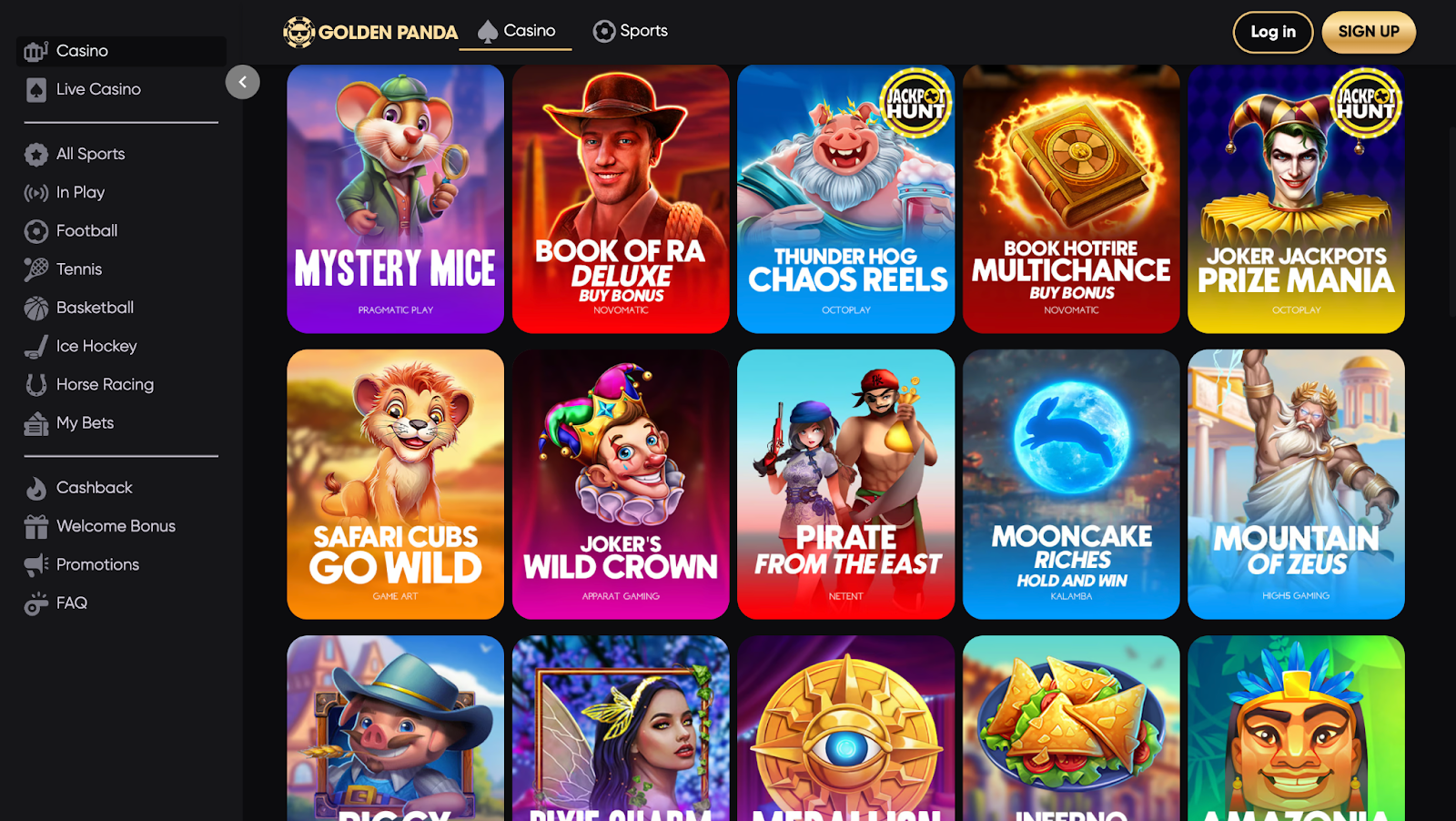 Golden Panda review - offshore casinos