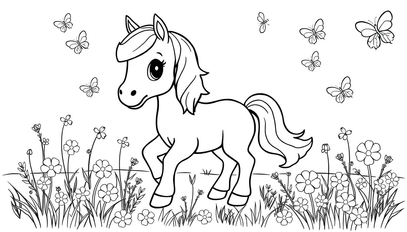 Desenhos de cavalo para colorir