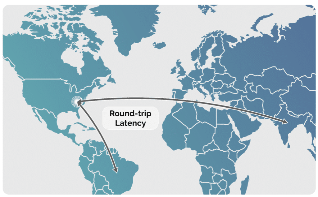  It would make sense to host an instance of your application in a different AWS region in order to lower the round-trip latency from different parts of the world.