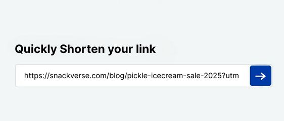 Paste link in Replug and shorten