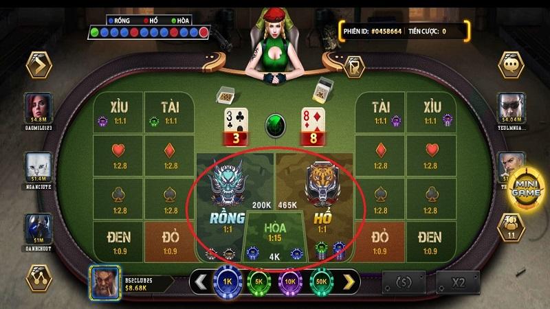 Game bài đổi thưởng rồng hổ dễ chơi, kịch tính tại b52