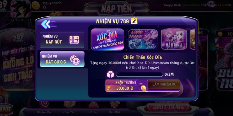 Khuyến mãi đặt cược dành riêng cho các bet thủ tại 789club