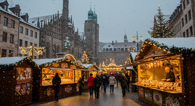 Discover Nuremberg’s Christkindlesmarkt, a sensory delight filled with gingerbread, bratwurst, and handcrafted toys. A perfect stop for Christmas shopping and family fun.