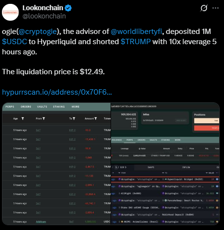 trump coin transfer