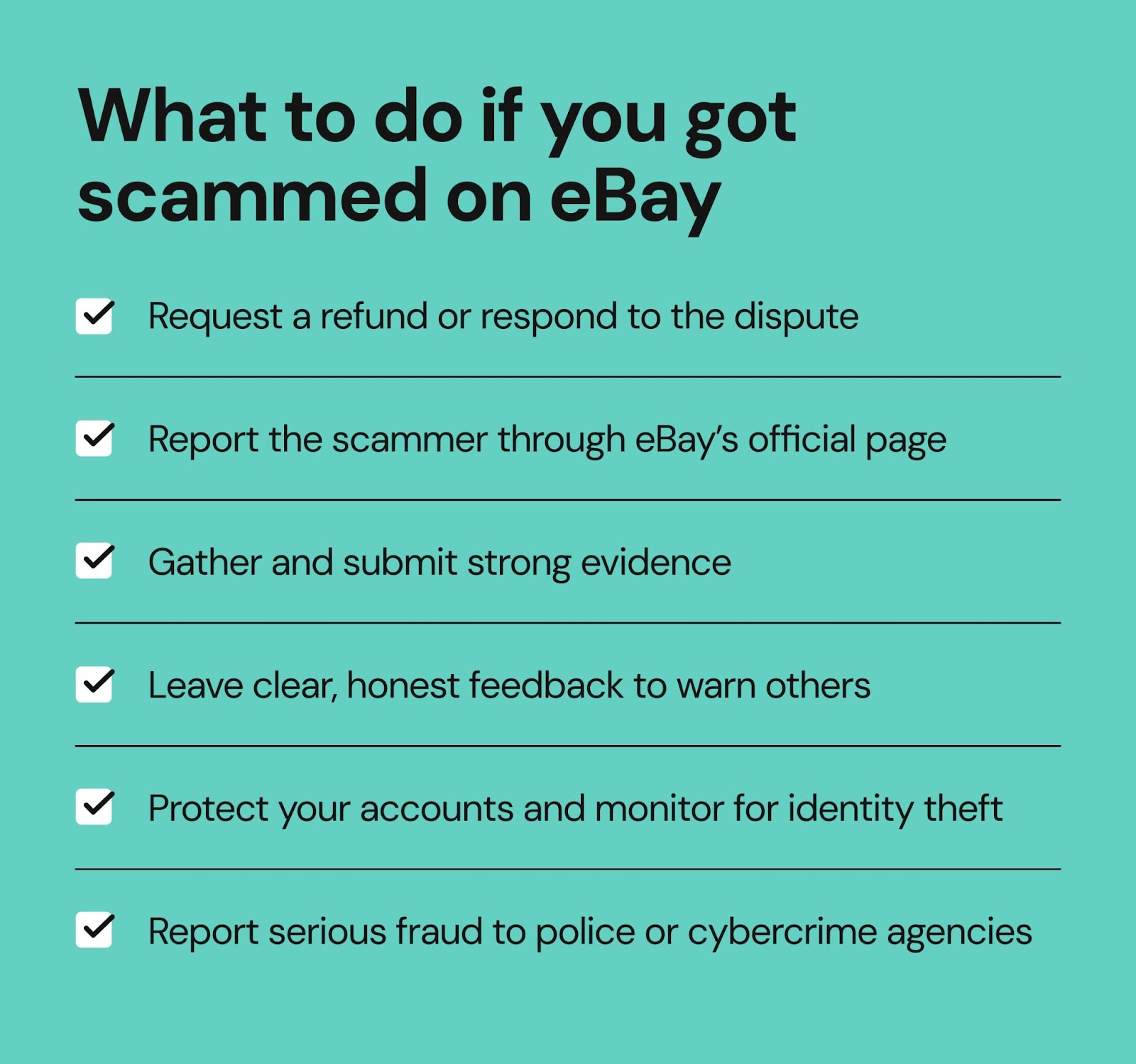 What to do if you got scammed on eBay