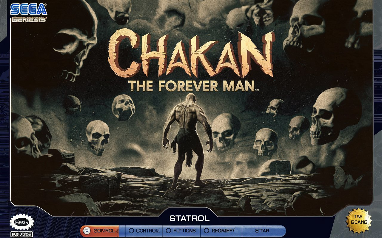 Sega Genesis Chakan the Forever Man Lord Kat