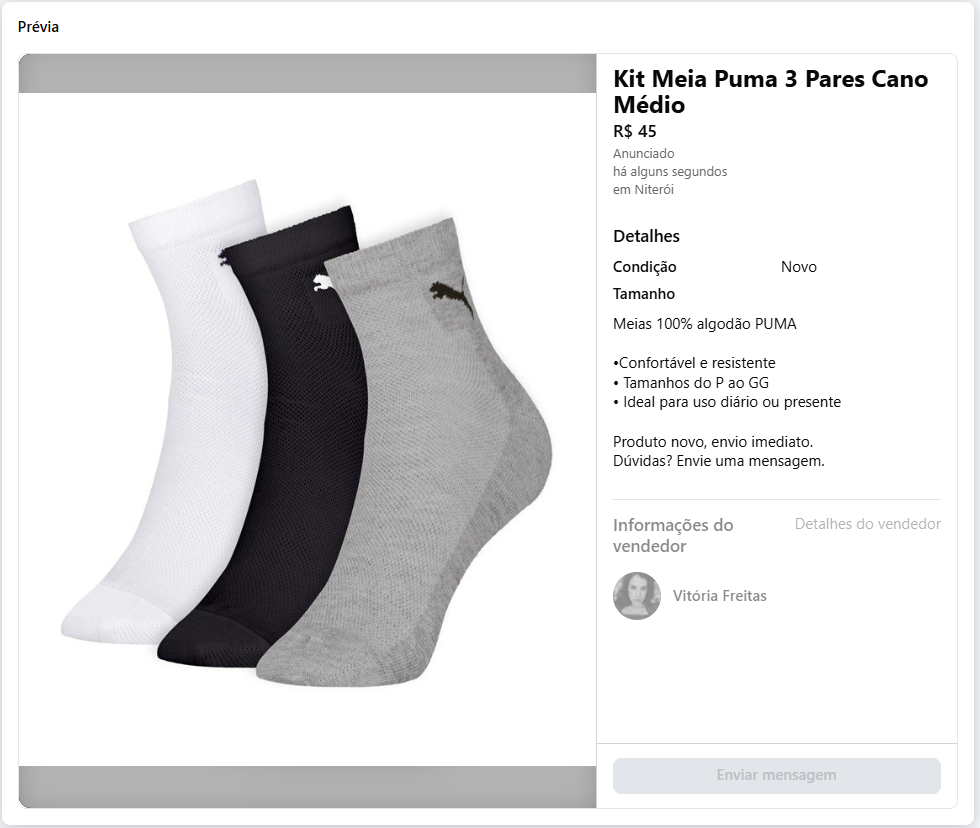 como vender no marketplace do facebook