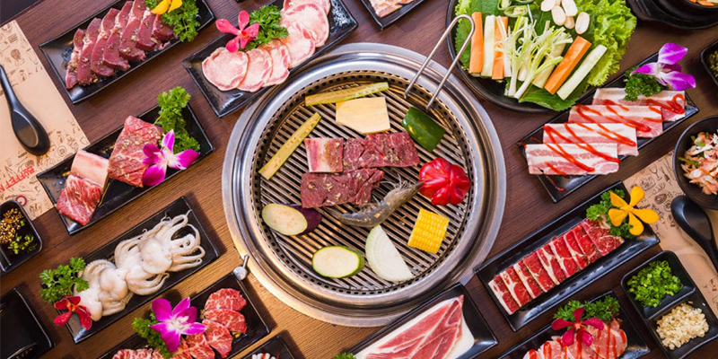 nhà hàng buffet hải sản