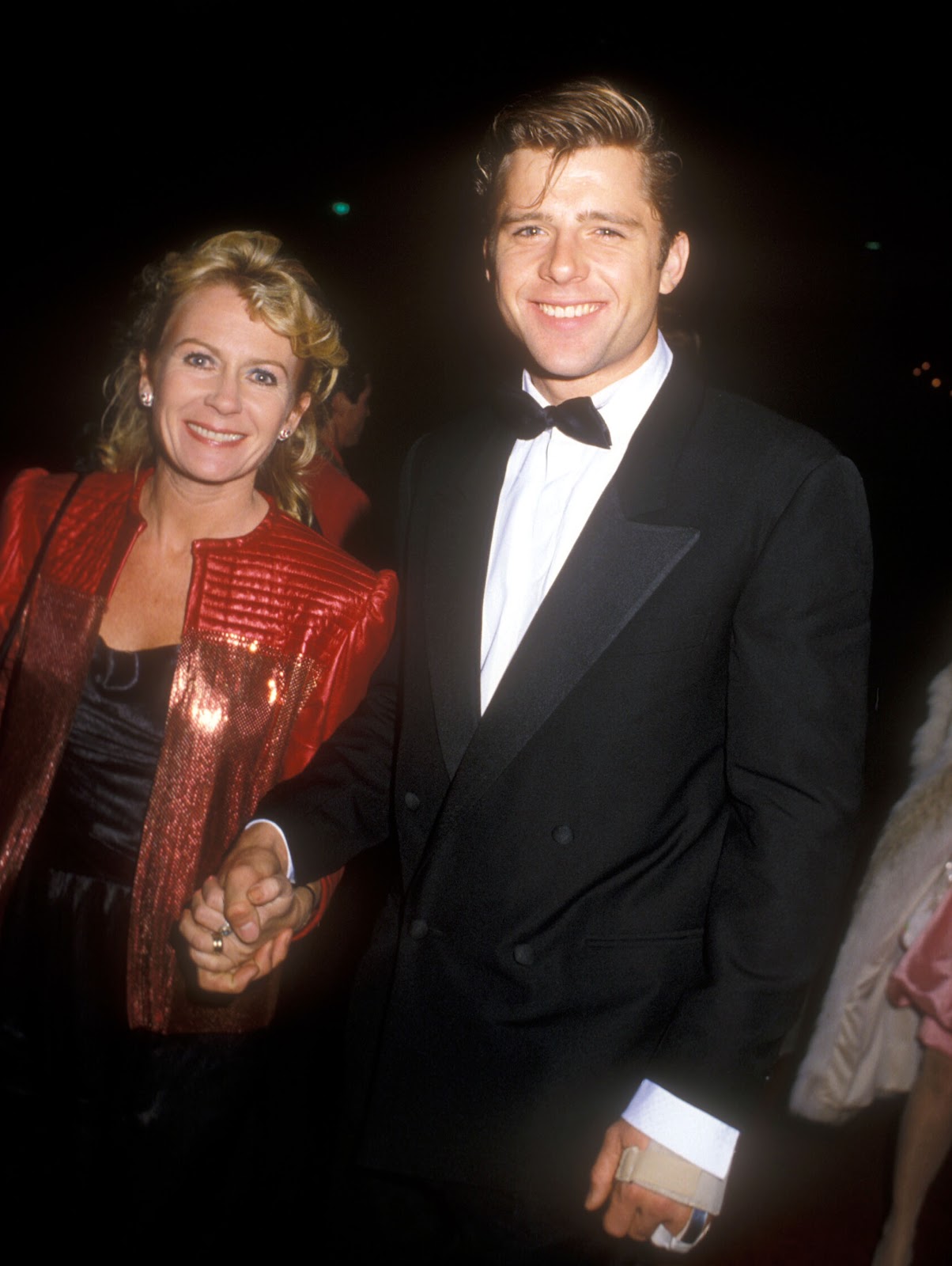 Juliet Mills and Maxwell Caulfield at the Los Angeles premiere of "Out Of Africa," 1985 | Source: Getty Images