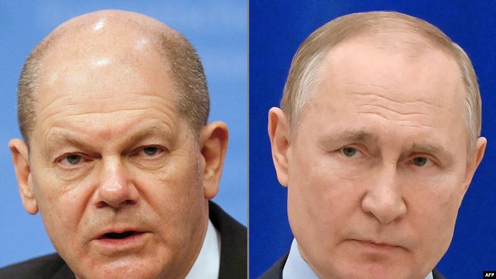 գ()¹˷(Olaf Scholz)()˹ͳվ(Vladimir Putin)
