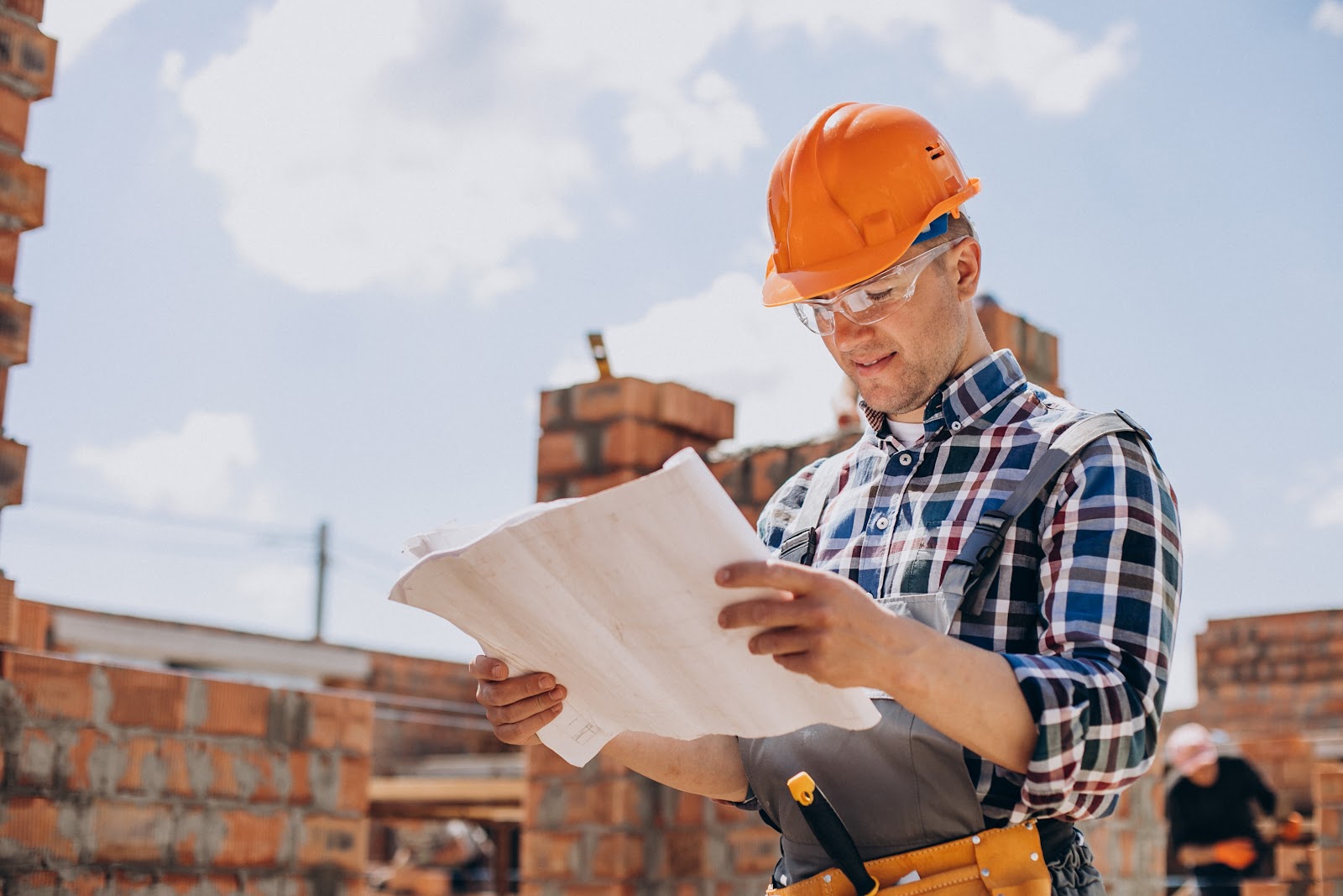 man working in construction