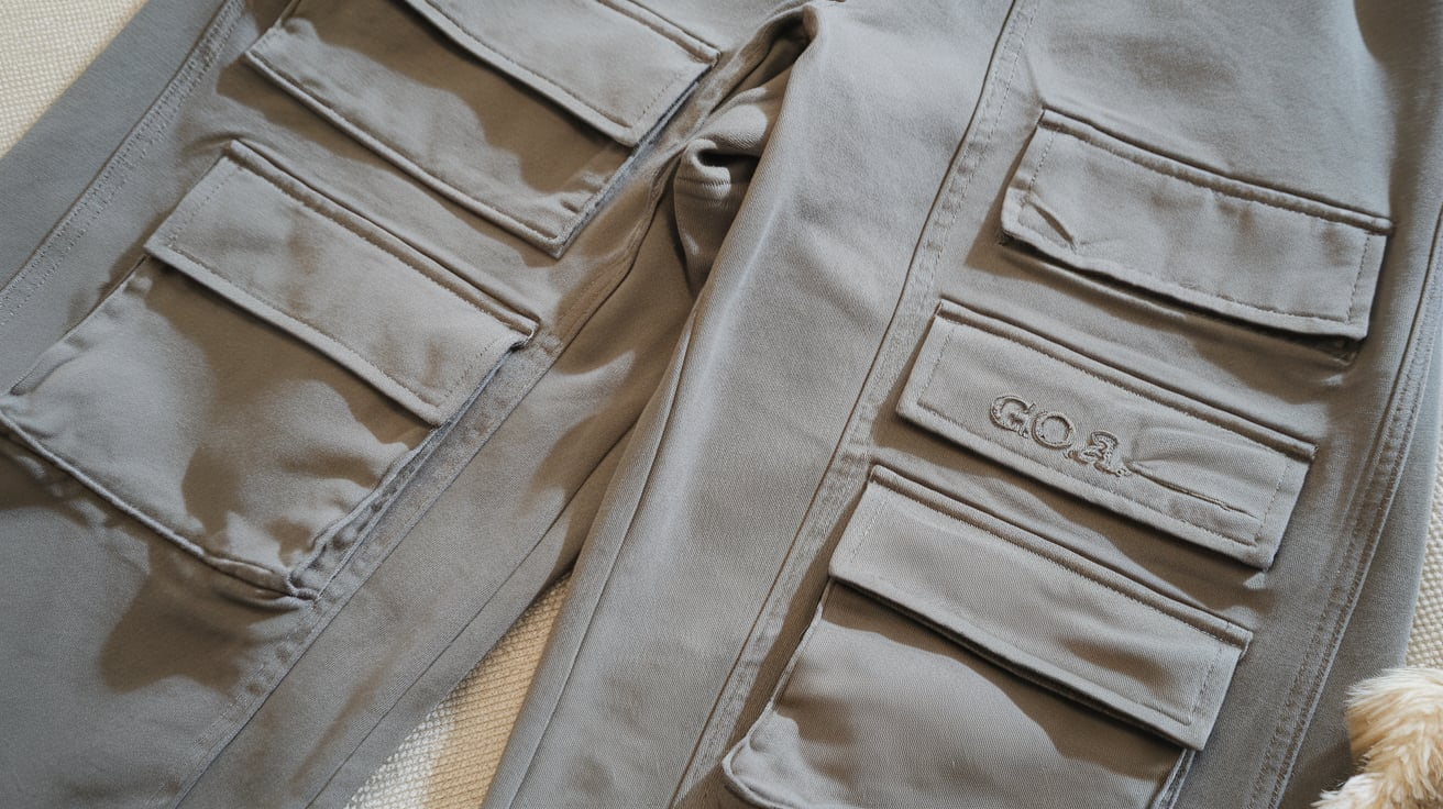 G.O.A rustic flared cargo sweatpants