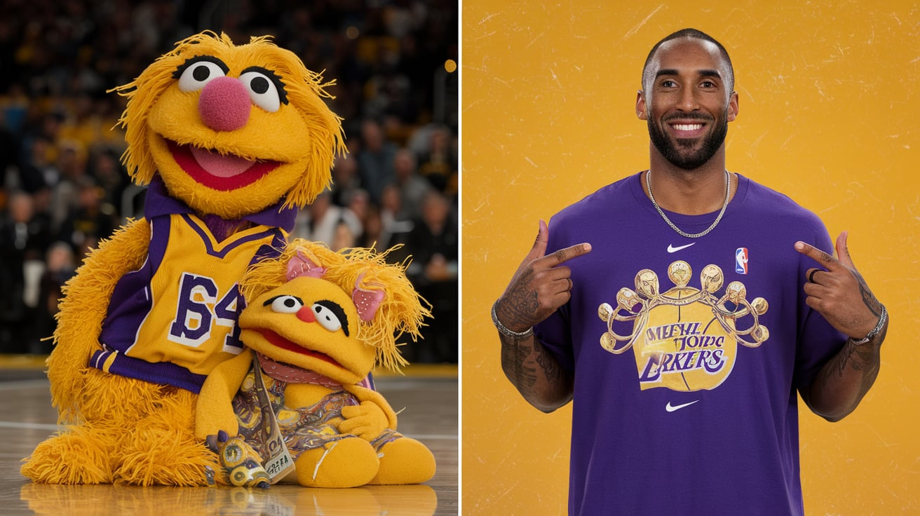 5 Rings Nike Tee Kobe Muppets