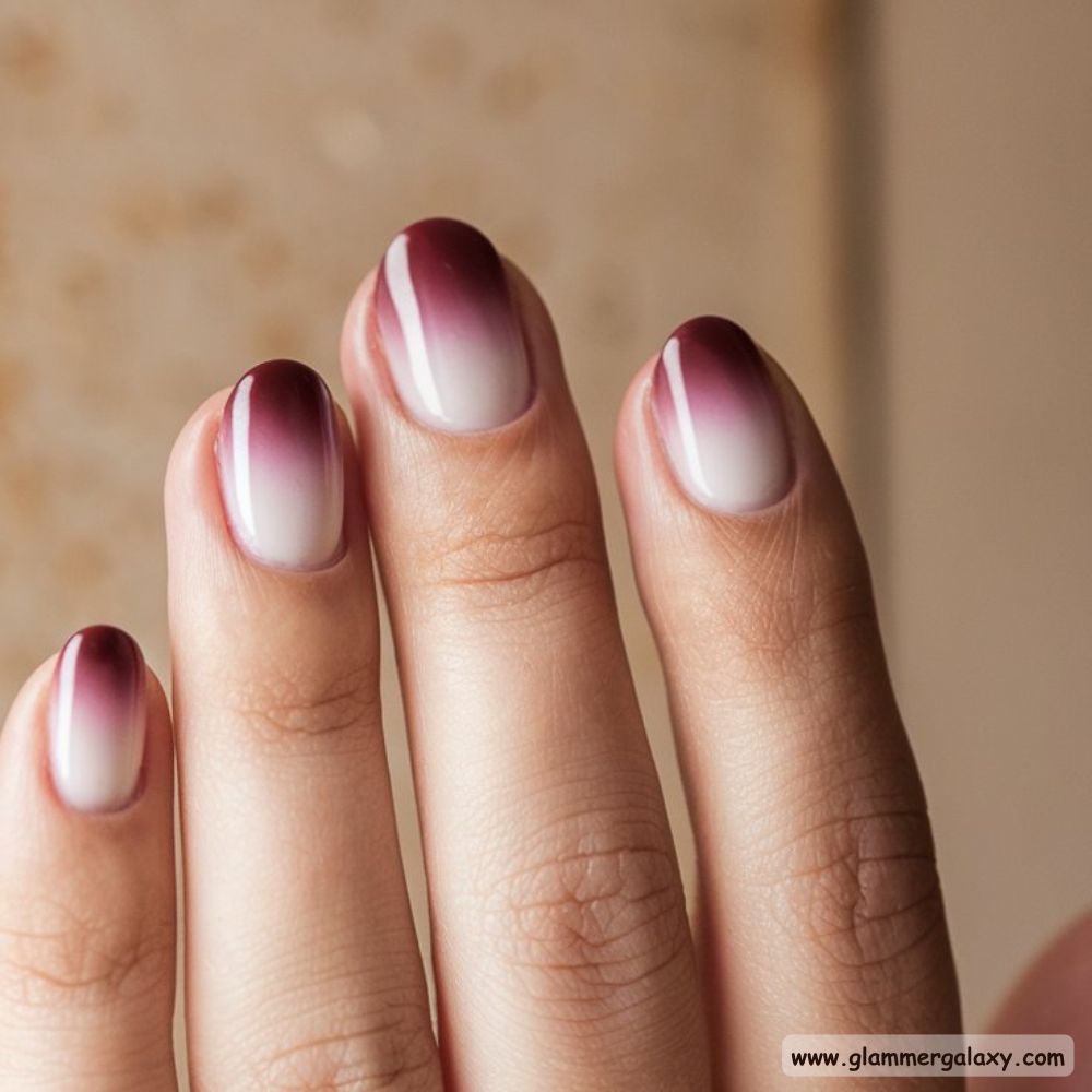 Classy Fall Nails having Taupe-Toned French Tips