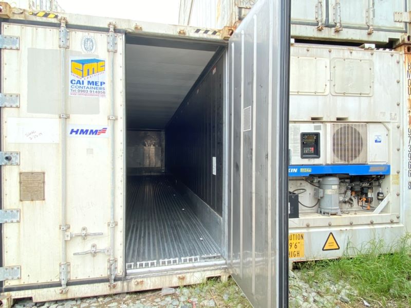 Độ ẩm bên trong container đông lạnh quá cao