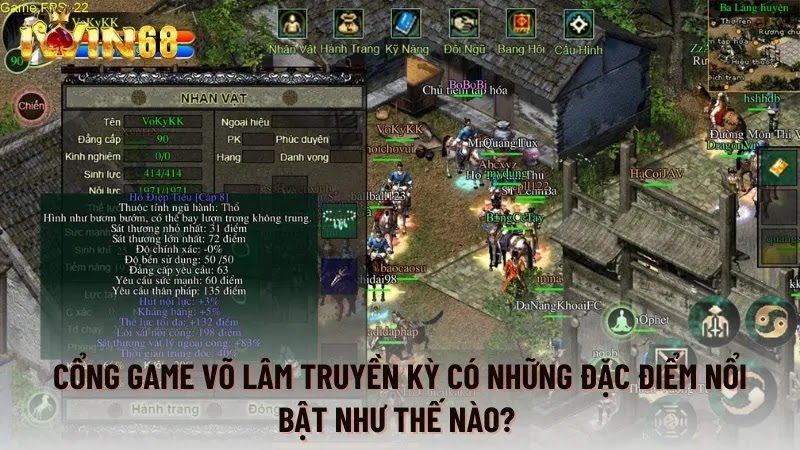 Cổng game Võ Lâm Truyền Kỳ có những đặc điểm nổi bật như thế nào?