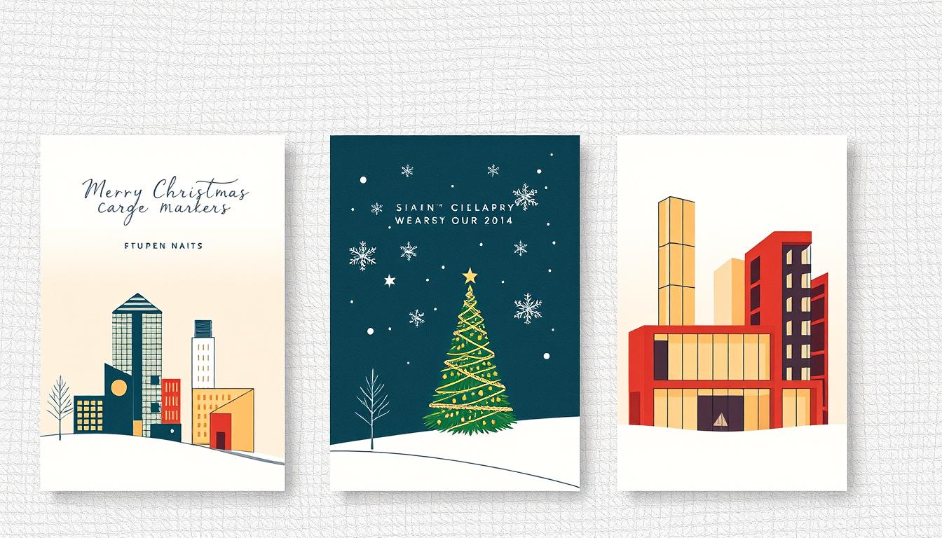 festive cards for architects