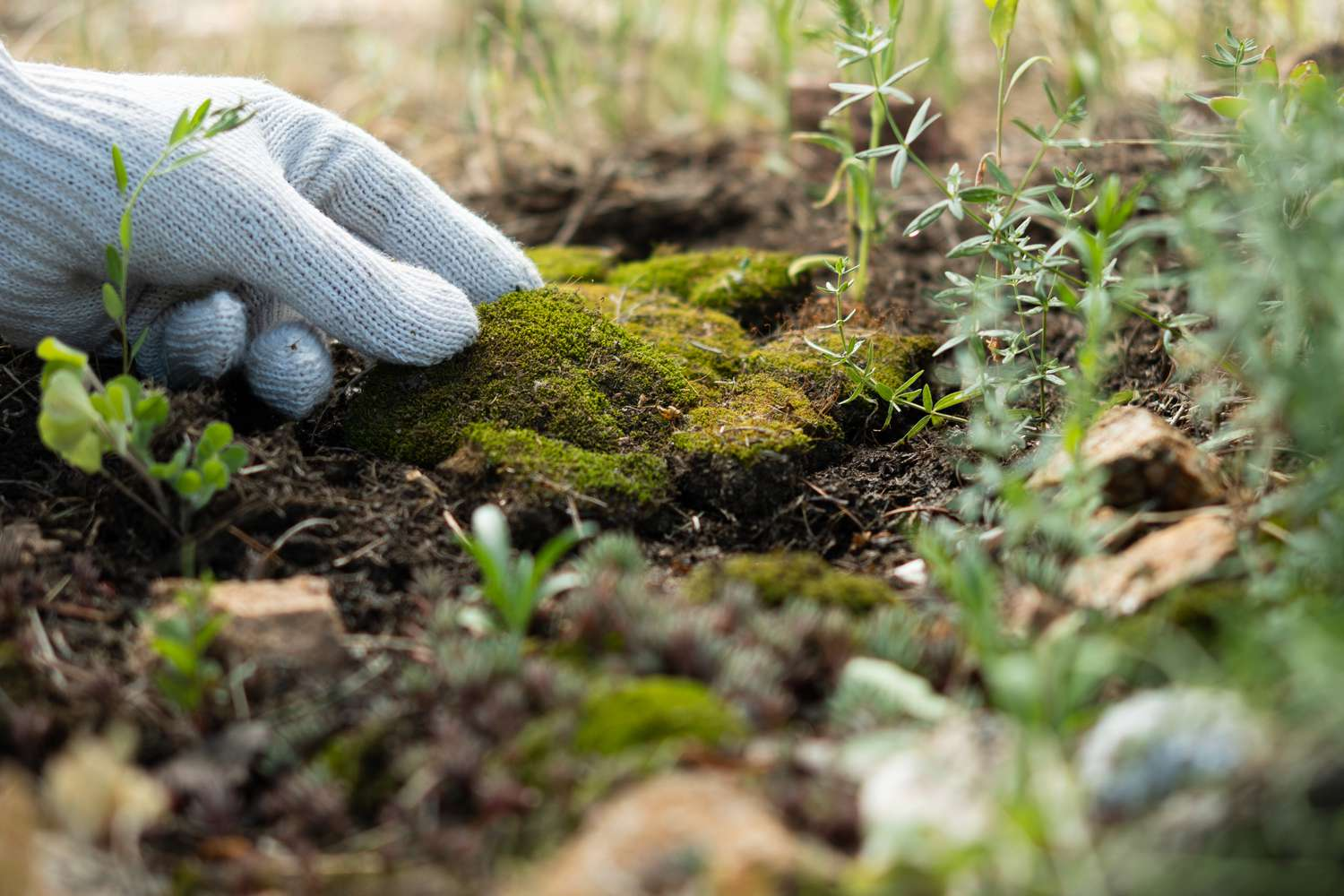 Growing Moss in Soil