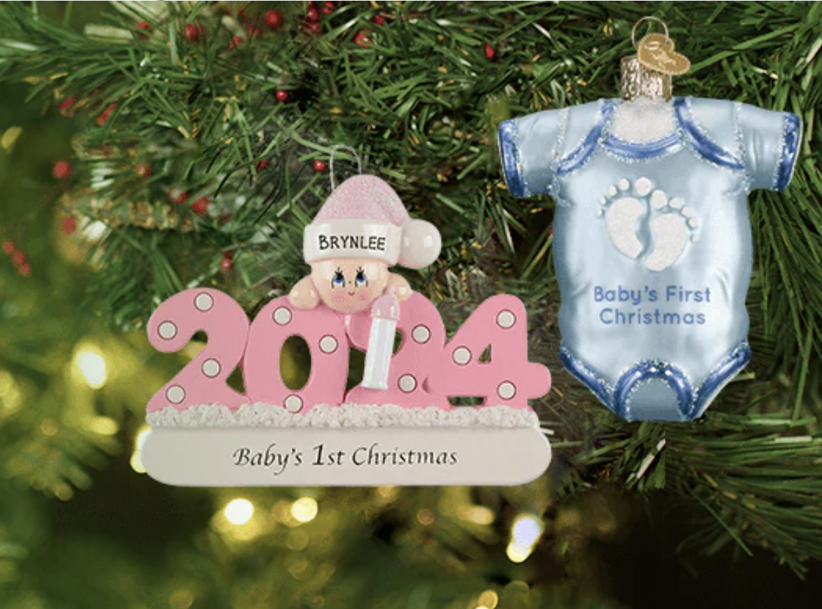 Baby's First Christmas Ornament at Callister's Christmas