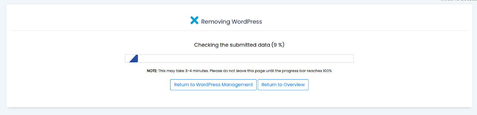 Uninstall WordPress via Softaculous (IDwebhost)