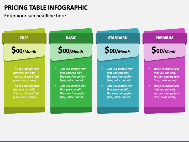 Pricing Table Slide