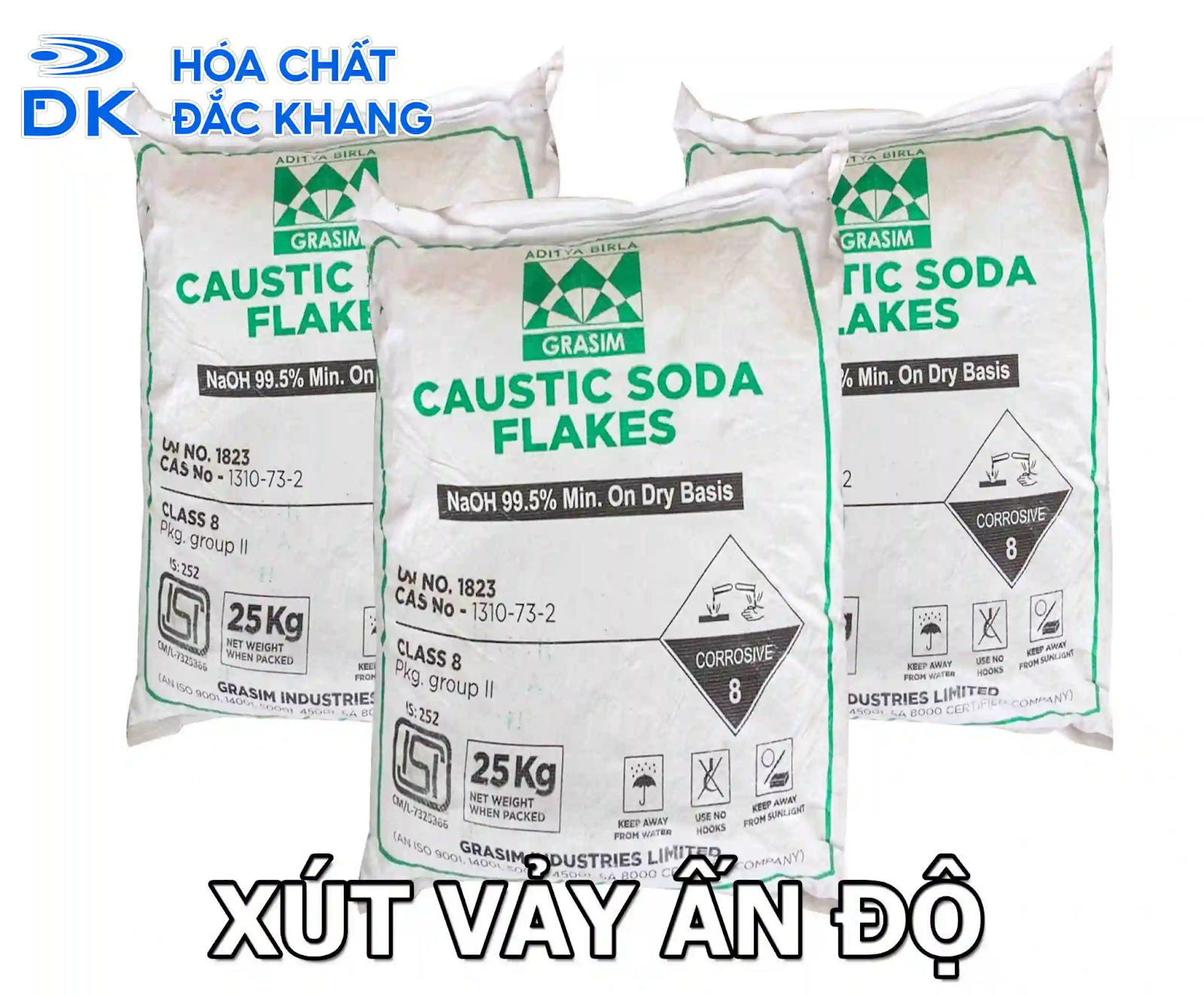  lưu ý khi  sử dụng xút Ấn Độ