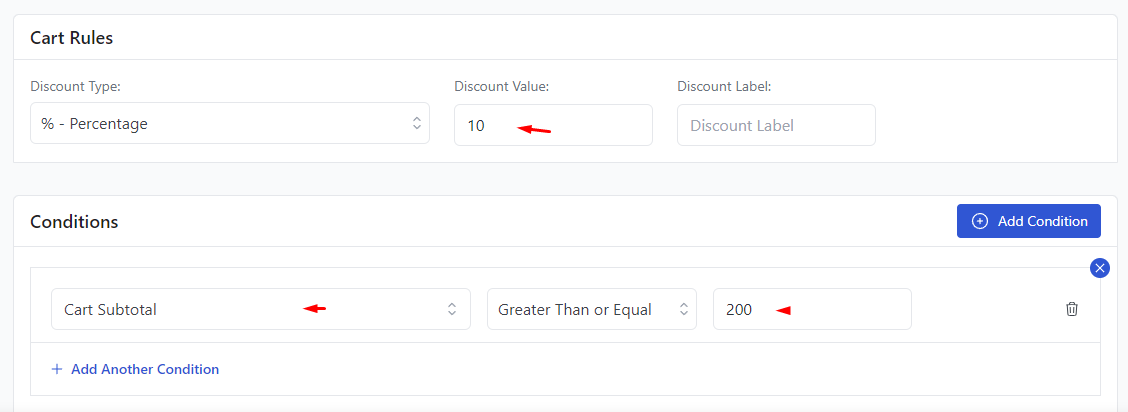 set values