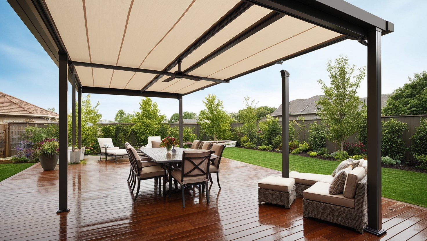 Retractable Pergola Roofs