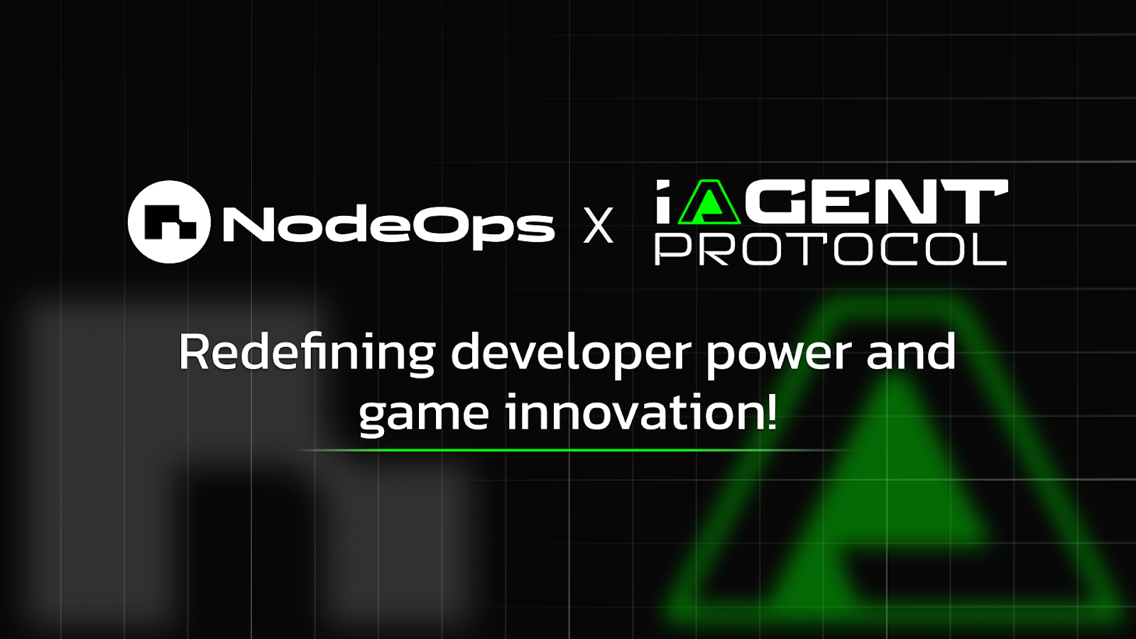 NodeOps X iAgent partnership for Node Bootstrapping