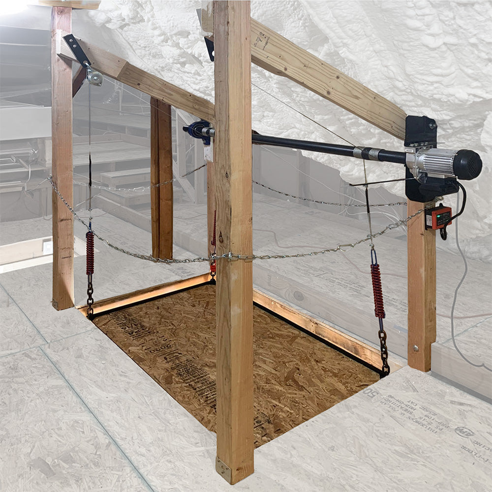 MiTee Attic Lift Post Style