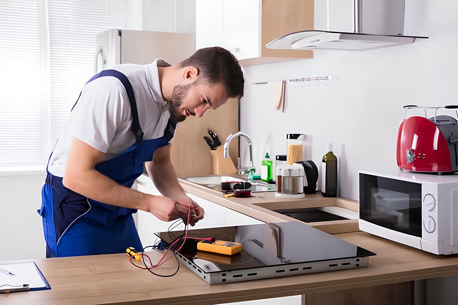 Hãy gọi thợ sửa nếu bếp gặp vấn đề về IC hoặc mạch điện