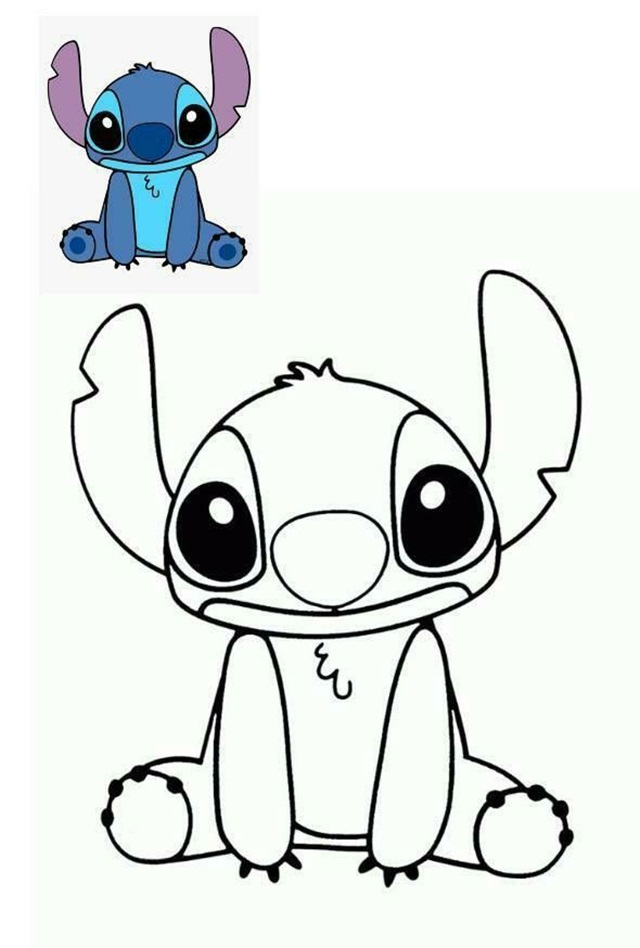 Moldes do Stitch feltro