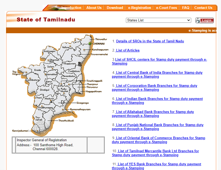 Stamp duty and registration charges in Tamil Nadu 2024