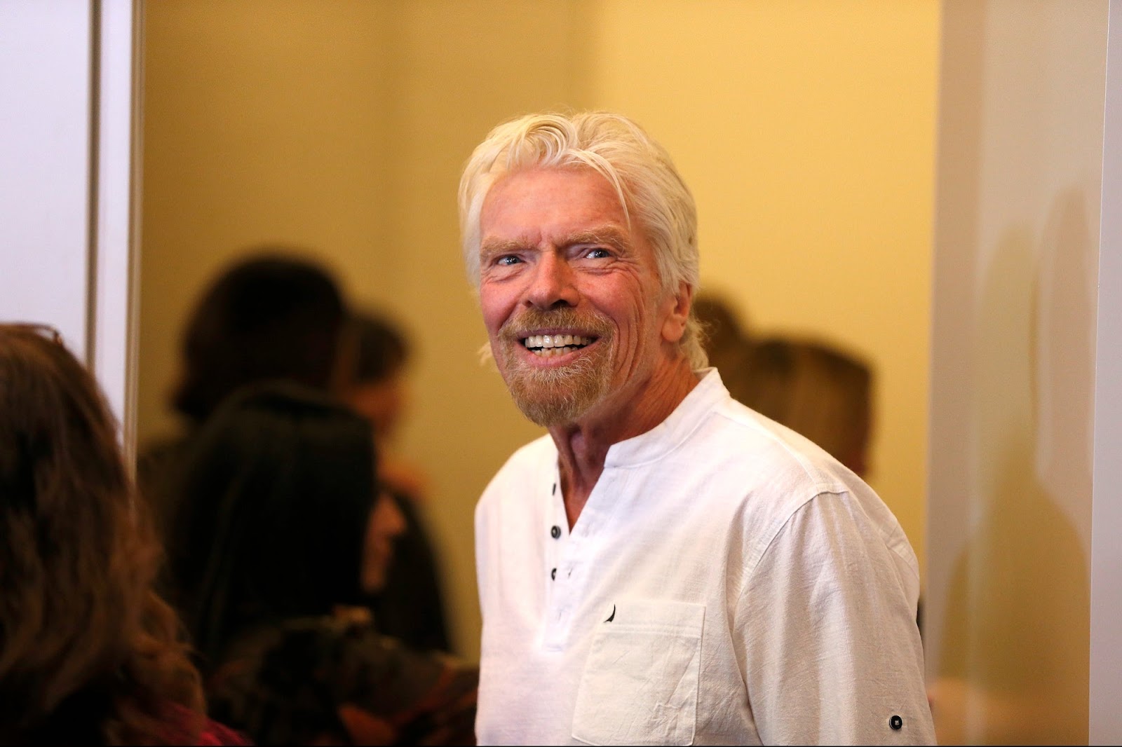 Richard Branson smiling