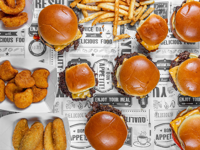 Delicious halal smash burgers served fresh at Halal Smash Burger and Phillies restaurant.