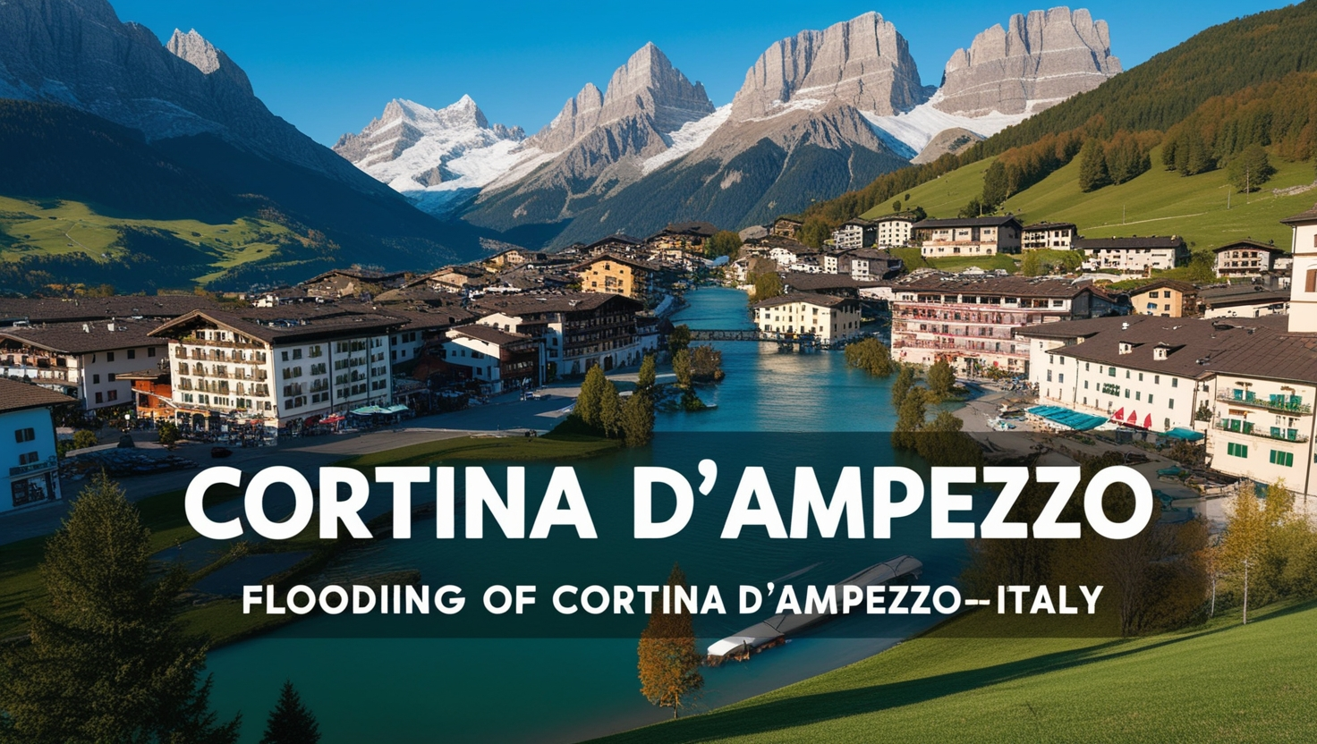 have there ever been flash floods in cortina d'ampezzo italy
