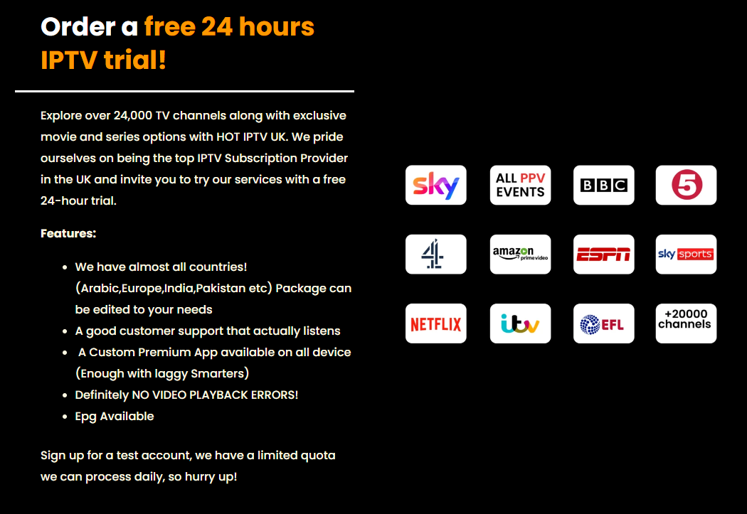 iptv free trial