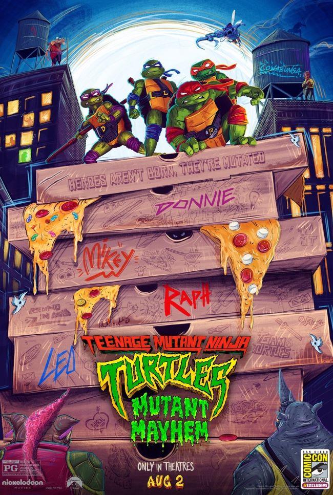 1.TEENAGE MUTANT NINJA TURTLES : MUTANT MAYHEM