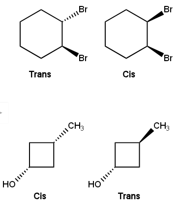 Isomerismo geométrico em cicloalcanos
