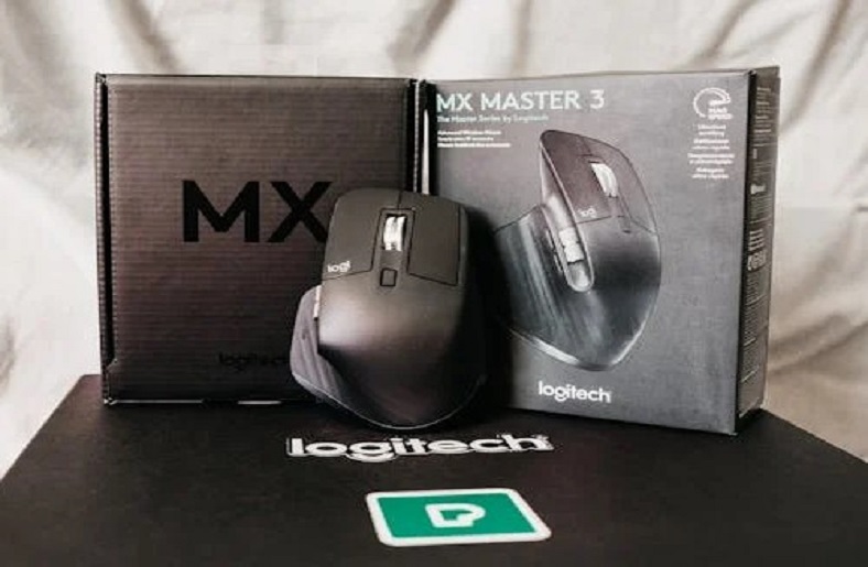 Logitech MX Master 3 mouse with packaging

